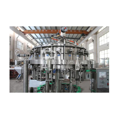 3000BPH πλαστικό της PET γραμμικό Capper μηχανών πλήρωσης ποτών μπουκαλιών ενωμένο με διοξείδιο του άνθρακα κόκα κόλα για τα καλύμματα τύπων βιδών