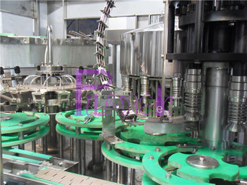 Μηχανή βιομηχανικά 3 υλικών πληρώσεως μπουκαλιών γυαλιού κρασιού ρυζιού - μέσα - 1 καυτή γεμίζοντας γραμμή