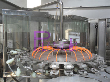 Μηχανή βιομηχανικά 3 υλικών πληρώσεως μπουκαλιών γυαλιού κρασιού ρυζιού - μέσα - 1 καυτή γεμίζοντας γραμμή