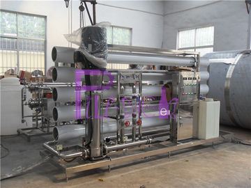 Βιομηχανική 20T ενιαία μηχανή Ro επιπέδων με τις δεξαμενές αποθήκευσης νερού ανοξείδωτου