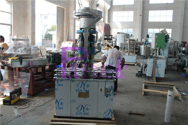 Αυτόματη εμφιαλωμένη γυαλί μηχανή πλήρωσης μπύρας, ισορροπημένο υλικό πληρώσεως Monoblock πίεσης