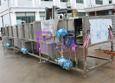Αποστειρωτής 4 μηχανών συσκευασίας μπουκαλιών υψηλής ικανότητας SUS304 ζώνες θερμοκρασίας