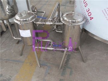 Ανοξείδωτο 304 υλικό διπλό φίλτρο εξοπλισμού επεξεργασίας χυμού για την επεξεργασία χυμού