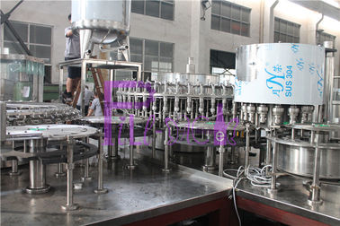 25000BPH μηχανή πλήρωσης νερού μπουκαλιών με PLC Siemens και δύο κομμάτια κατασκευής