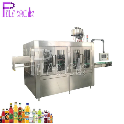 Μηχανή cgf32-32-10 πλύση-filling-κάλυψης Monoblock πλαστικοί μηχανή πλήρωσης χυμού μπουκαλιών καυτοί/εξοπλισμός