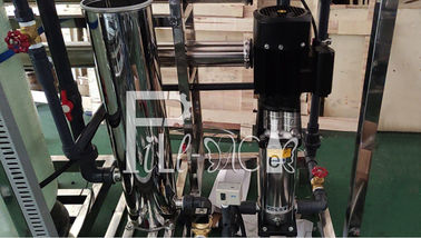 Μηχανή επεξεργασίας πόσιμου νερού αντίστροφης όσμωσης RO 500LPH Monoblock με το φίλτρο FRP
