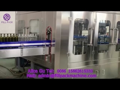 1884 J1 Ελαφριά ποτά Ανθρακούχα ποτά Μηχανή πλήρωσης γραμμής γυαλιού μπουκάλι Κρόνα Κεπάκι 1000BPH