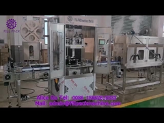 1912 M6 Αυτοματοποιημένη μηχανή ετικέτας με ένα μόνο κεφάλι 150BPM 250BPM με σήραγγα συρρίκνωσης