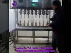 1970 J103 Ημιαυτόματη γραμμική μηχανή πλήρωσης γυάλινης φιάλης με 8 κεφαλές ίσης πίεσης