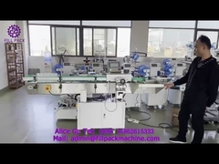 2003 M28 Μηχανή Ετικετοποίησης Αυτοκόλλητων Ετικετών Μονής Κεφαλής 50BPM Για Στρογγυλά Μπουκάλια