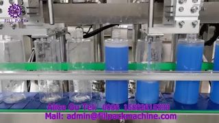 2117 J66 Linear Magnetic Drive Pump 2-Station Detergent Automatic Anti-Corosion Filling Machine