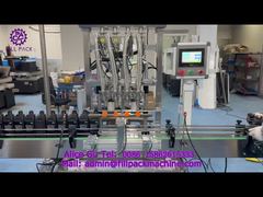 2157 J112 Μηχανή πλήρωσης γραμμικού εμβόλου ελαίου 4 θέσεων