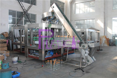 Γραμμή παραγωγής 40 ξιδιού ελέγχου PLC γεμίζοντας μηχανών μπουκαλιών γυαλιού κεφάλι