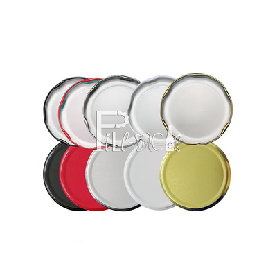 καπάκι 48mm καλυμμάτων μπουκαλιών γυαλιού χυμού 38mm 43mm κεφαλή κοχλίου μετάλλων λευκοσιδήρου 53mm 58mm