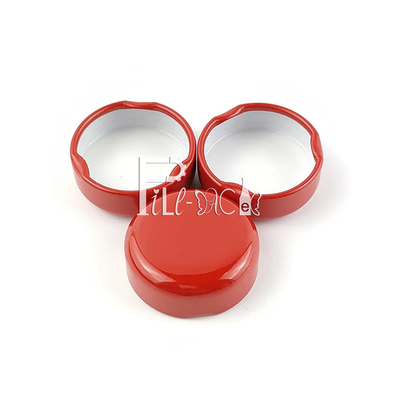 καπάκι 48mm καλυμμάτων μπουκαλιών γυαλιού χυμού 38mm 43mm κεφαλή κοχλίου μετάλλων λευκοσιδήρου 53mm 58mm