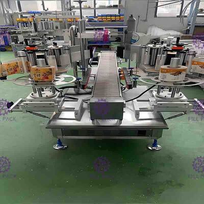 Αυτόματο επίπεδο διπλάσιο μηχανών μαρκαρίσματος μπουκαλιών SUS304 40m/Min που πλαισιώνεται