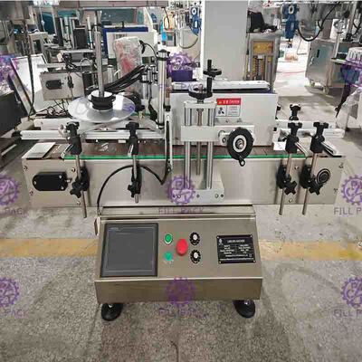 3000BPH αυτοματοποιημένη συγκολλητική αυτοκόλλητη ετικέττα επιτραπέζιων κορυφών με την καυτή κωδικοποίηση φύλλων αλουμινίου