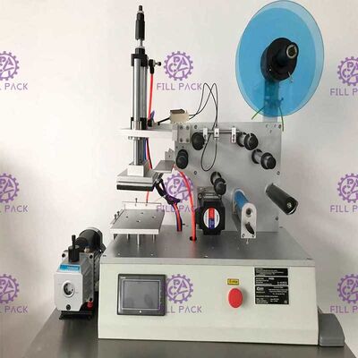 Τετραγωνική επίπεδη συγκολλητική αυτοκόλλητη ετικέττα βάζων μηχανών 2000BPH μαρκαρίσματος μπουκαλιών ημι αυτόματος