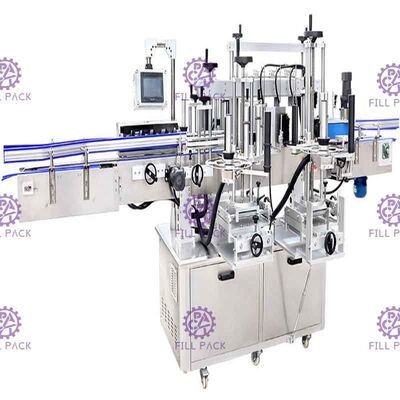 Δευτερεύον συγκολλητικό αυτοκόλλητων ετικεττών τρία μπουκάλι διπλασίων ή που ονομάζει τις εγκαταστάσεις γραμμών εξοπλισμού μηχανών Labeler