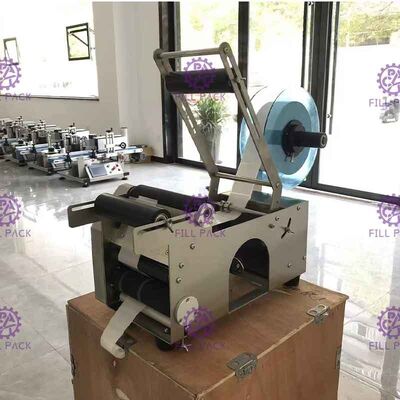 Αυτοκόλλητη μηχανή μαρκαρίσματος Semiauto 50BPH με τον εκτυπωτή κώδικα