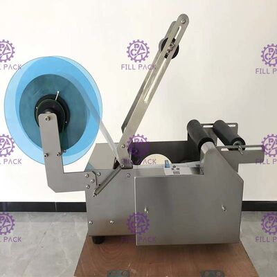 Αυτοκόλλητη μηχανή μαρκαρίσματος Semiauto 50BPH με τον εκτυπωτή κώδικα