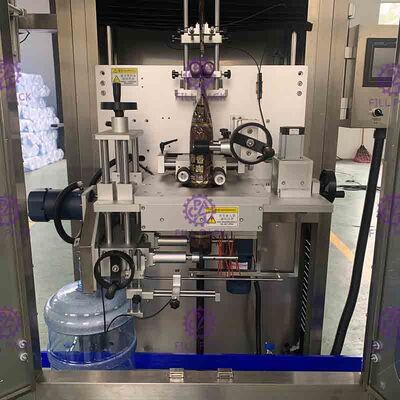 Ενιαία επικεφαλής μηχανή Labeler γαλονιού μαρκαρίσματος λαιμών πλήρης αυτοματοποίηση 300BPM