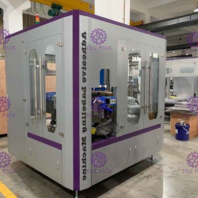 Περιστροφική μηχανή μαρκαρίσματος μπουκαλιών γυαλιού μπύρας αυτοκόλλητων ετικεττών τύπων αυτοκόλλητη για την ενιαία ετικέτα