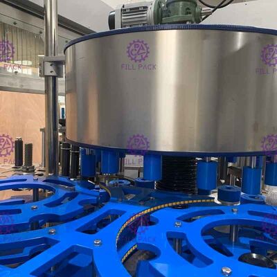 Περιστροφική μηχανή μαρκαρίσματος μπουκαλιών γυαλιού μπύρας αυτοκόλλητων ετικεττών τύπων αυτοκόλλητη για την ενιαία ετικέτα