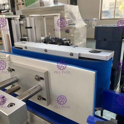 1800bph ενιαία δευτερεύουσα συγκολλητική μηχανή μαρκαρίσματος για το μικρό στρογγυλό μπουκάλι