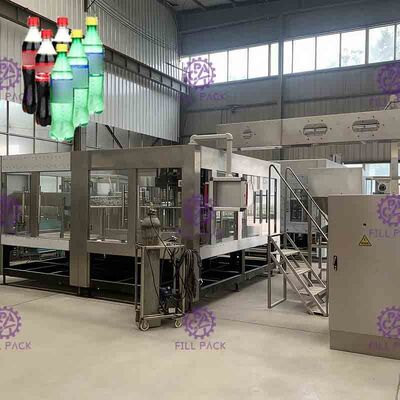 Έλεγχος 3 PLC σε 1 ενωμένη με διοξείδιο του άνθρακα μηχανή πλήρωσης ποτών για τα μπουκάλια της PET