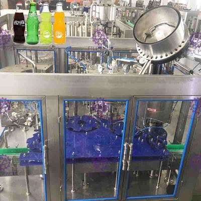 Πλαστικό γυαλί 3 της PET στη 1 Monobloc λαμπιρίζοντας μηχανή πλήρωσης μπουκαλιών κρασιού νερού/τον εξοπλισμό/τη γραμμή/εγκαταστάσεις/σύστημα