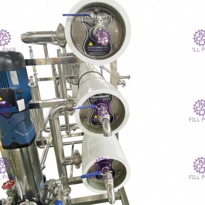 Ηλεκτρική ασημένια 3000L αντίστροφη όσμωση ανοξείδωτου συστημάτων νερού καθαρίζοντας