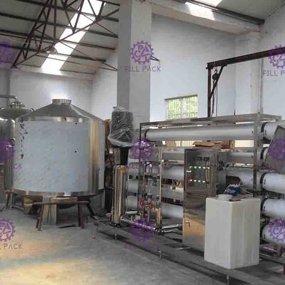 RO ανοξείδωτο 3000L συστημάτων επεξεργασίας πόσιμου νερού ανά ώρα