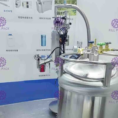 SUS304 Doser υγρού αζώτου εγχυτήρων Ln2 με το ράφι εγκατάστασης