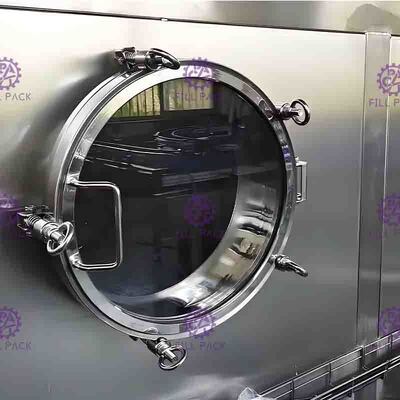 Εμφιαλωμένη Pasteurizer χυμού μηχανών συσκευασίας μπουκαλιών κινητή ανακύκλωση με τα ακροφύσια ψεκασμού