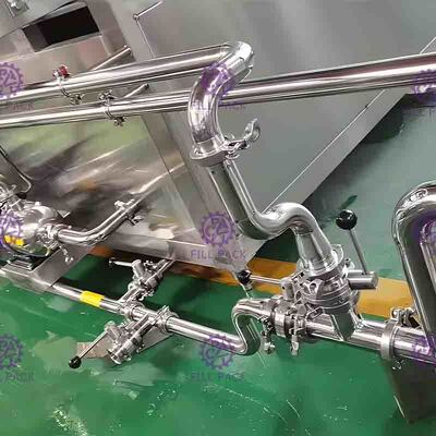 Εμφιαλωμένη Pasteurizer χυμού μηχανών συσκευασίας μπουκαλιών κινητή ανακύκλωση με τα ακροφύσια ψεκασμού
