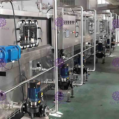 Εμφιαλωμένη γυαλί δροσίζοντας μηχανή 36℃ χυμού - 85℃ για την καυτή μηχανή πλήρωσης