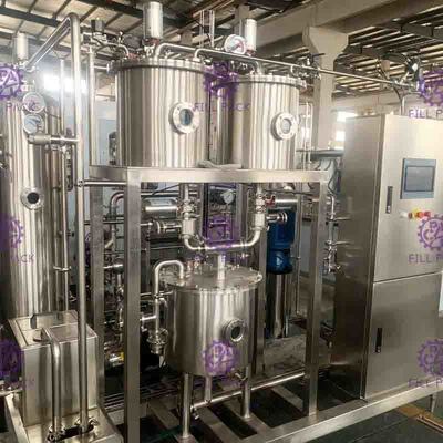 Αυτόματος αναμίκτης 6000L/H του CO2 σόδας εμπορίου υψηλής δύναμης γραμμών επεξεργασίας μη αλκοολούχων ποτών