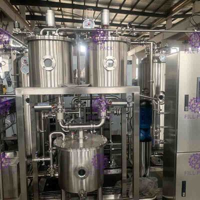 Αυτόματος αναμίκτης 6000L/H του CO2 σόδας εμπορίου υψηλής δύναμης γραμμών επεξεργασίας μη αλκοολούχων ποτών