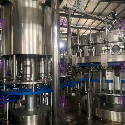15000BPH 3 σε 1 καθαρή μηχανή πλήρωσης νερού μπουκαλιών κατανάλωσης PET Monoblock που παράγει το ανοξείδωτο 304 εξοπλισμού