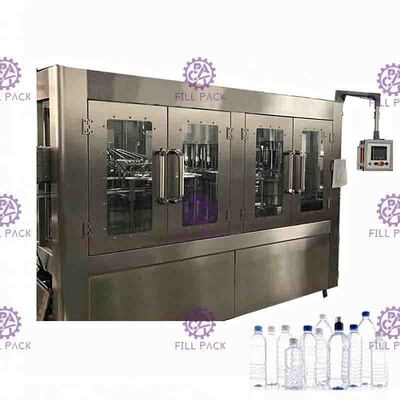6000BPH 2000ml αυτόματα 3 σε 1 καθαρή μηχανή πλήρωσης νερού