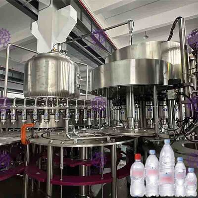 Αυτόματη καθαρή μηχανή πλήρωσης νερού 20000BPH 40 κανονική πίεση κεφαλιών
