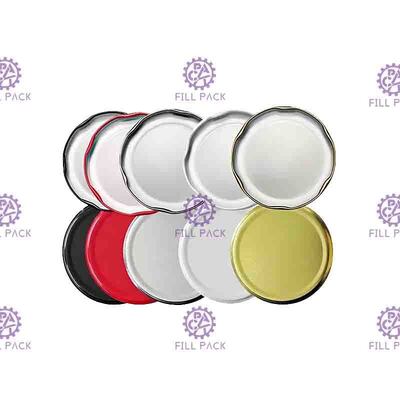 καπάκι 48mm καλυμμάτων μπουκαλιών γυαλιού χυμού 38mm 43mm κεφαλή κοχλίου μετάλλων λευκοσιδήρου 53mm 58mm