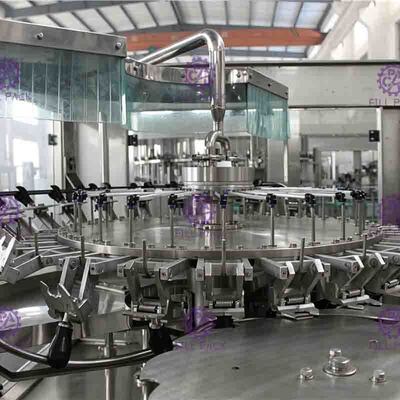 6000BPH μηχανή πλήρωσης χυμού με το πίσω σύστημα ροής με το sontrol PLC