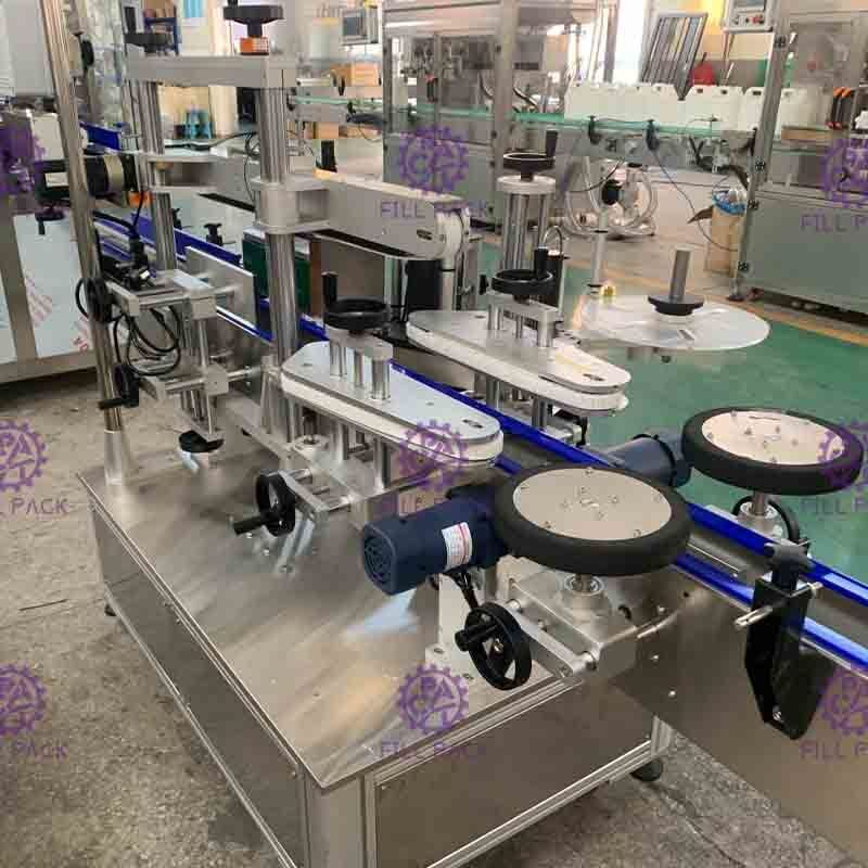 Η αυτοκόλλητη PET/πλαστικό μαρκάρισμα μπουκαλιών αυτοκόλλητων ετικεττών τετραγωνικό επίπεδο/μηχανή/εξοπλισμός/εγκαταστάσεις/σύστημα Labeler