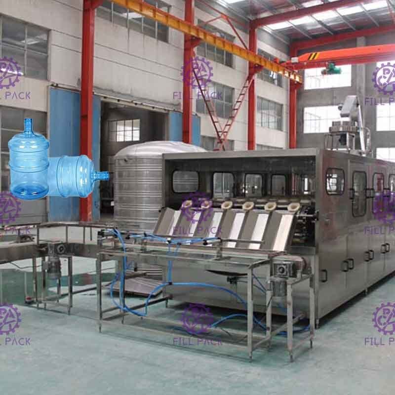 Αυτόματα 900BPH μηχανή πλήρωσης νερού 5 γαλονιού με την αντλία 6 Nanfang γραμμές δακτυλογραφούν