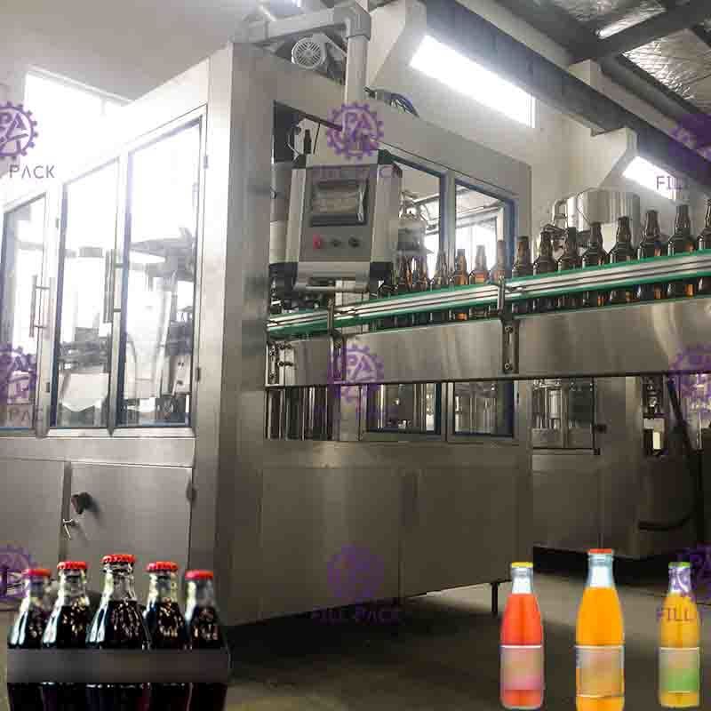 10000BPH 32 κεφαλές Μηχανή πλήρωσης μπουκαλιών για στεφανιαία κάλυψη συνδυασμένου τύπου