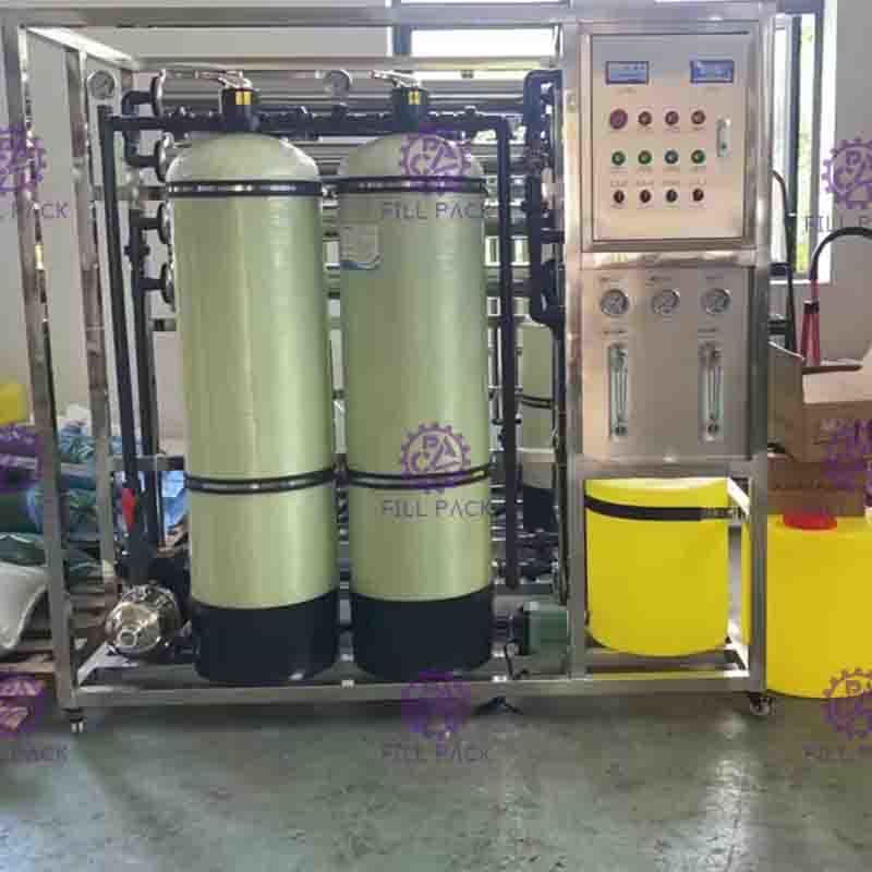 500LPH μηχανή φίλτρων πόσιμου νερού αντίστροφης όσμωσης RO