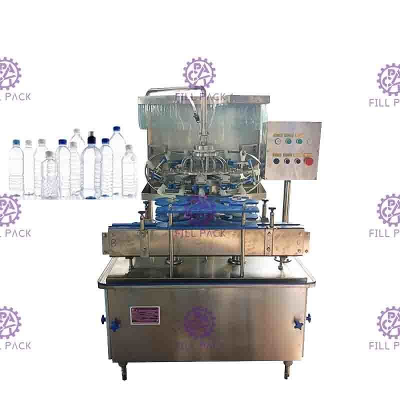 50BPM μηχανή πλήρωσης νερού μπουκαλιών της PET με 12 ξεπλένοντας κεφάλια