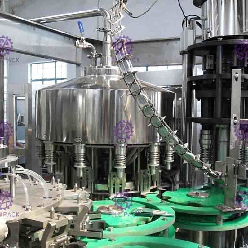 4.2Kw πλήρης αυτόματος μη - μηχανή πλήρωσης ποτών χυμού αερίου για το μπουκάλι γυαλιού